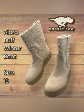 Rocket Dog Women's Alora Buff Winter Boots - Size 10